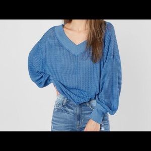 NWT Free People South Side Thermal Top